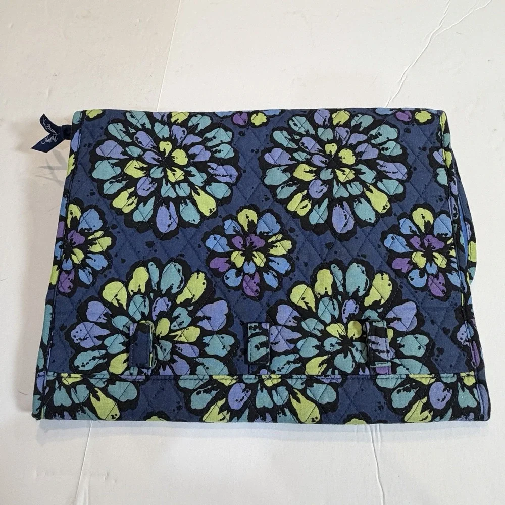 Vera Bradley Keep It Up Organizer Hanging Jewelry Case Retired Indigo Pop Blue